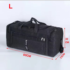 Large Canvas Travel Duffel Bag Waterproof Men Shoulder Luggage Storage Bags 