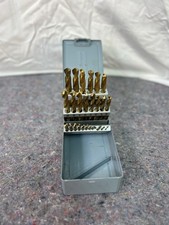 29-Piece Gold HSS Jobber Drill Bit Set with Carrying Case Missing One