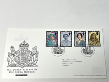 2002-GB  HM Queen Elizabeth The Quenn Mother in Mem. Scott# 2044-2047, FDC(#635)