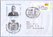 Lage 2011 Karl Ludolph 75 Jahre Tag der Briefmarke SST Brief