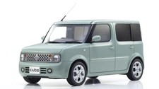 Kyosho 1/18 Nissan Cube Samurai Series Light Green Resin Model Car