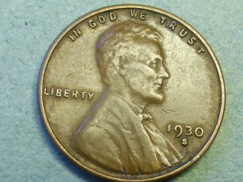 1930-S  LINCOLN CENT  XF