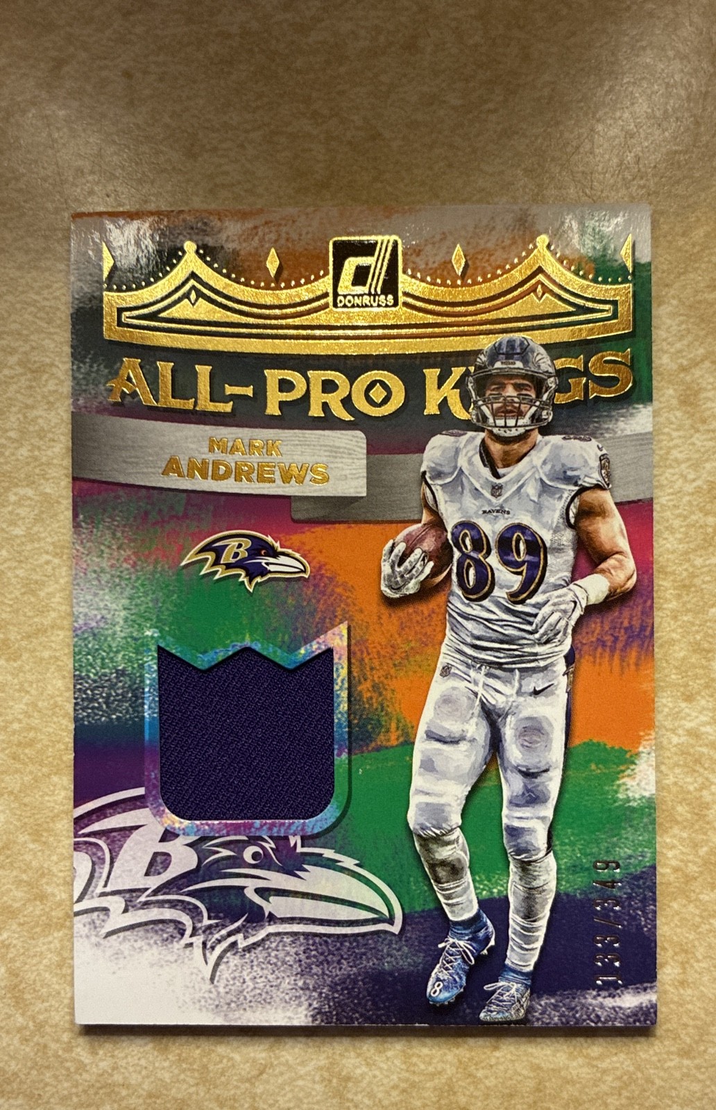 2022 Panini Donruss - ALL-PRO Kings Mark Andrews #APK-7 /349 (MEM)