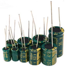 RoHs 680uF 25V, Radial Electrolytic Capacitor, Polarized, Tol. 20 - Lot of 3,