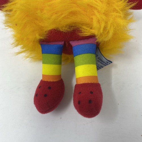Bambola Vintage Rainbow Brite Spark Yellow Sprite 12" 1983 Punzone Peluche Amico - Foto 2 di 6