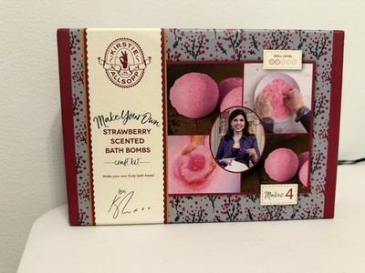 Bastelset Make Your Dun ERDBEER DUFTENDE BADEBOMBEN - Brandneu