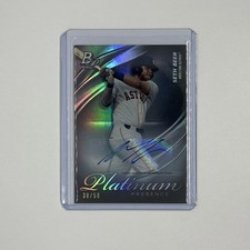 2019 Bowman Platinum Presence Rookie Auto #PP-5 Seth Beer Astros /50 