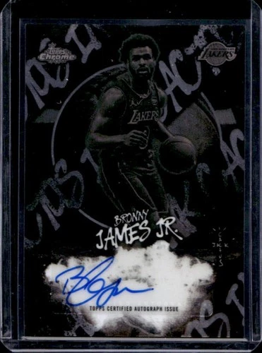 2025-26 Topps Chrome x Cactus Jack Bronny James Jr. Ink Auto #CI-BJ Lakers