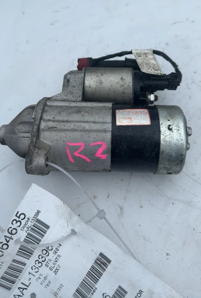 2007 2008 2009 2010 2011 2012 Hyundai HYUNDAI ELANTRA Starter Motor - Image 2 of 4