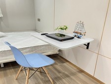 31 "x22.8 Wall Mounted Folding Table with Foldable Bracket, Suitable for Fold...