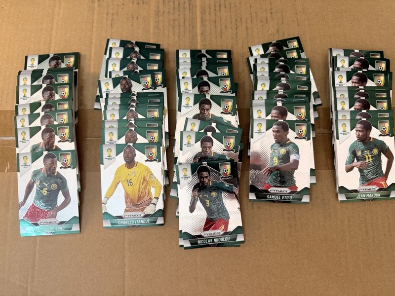 Lot of 2014 Cameroon Prizim World Cup Cards Panini Prizm