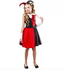 Rubies DC Harley Quinn Costume Dress Headband Cuffs Halloween Dress Up Various