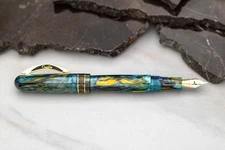 CONKLIN 1898 COLLECTION KEN'S MIX FOUNTAIN PEN JONATHON BROOKS 14K MEDIUM NIB