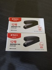NIB lot of 2 M&G ABS916B4 Stapler, 25 Sheets, Black, Free Ship