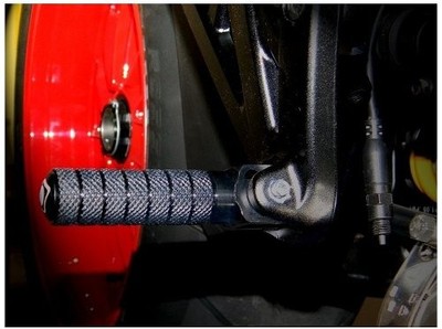 Ducabike Beifahrerfußrasten, schwarz - Ducati Multistrada/ Monster/ Hypermotard/