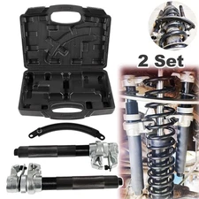 Macpherson Strut Spring Shock Absorber Compressor Set With Safety Jaws & Holder