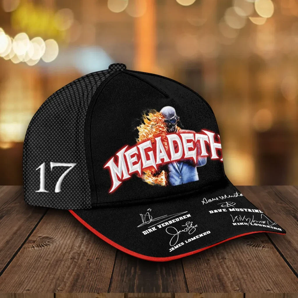Megadeth Classic Cap, Gift For Fans