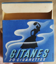 GITANES CAPORAL - FRANCIA Vacía Años 20 Paquete de Cigarrillos Caja