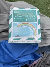 BILOBAN WATERPROOF FITTED CRIB MATTRESS COVER PROTECTOR QILTED  28" X 52" +9"