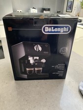 DeLonghi ECO Espresso, Cappuccino, Coffee Maker.  Black. Works well