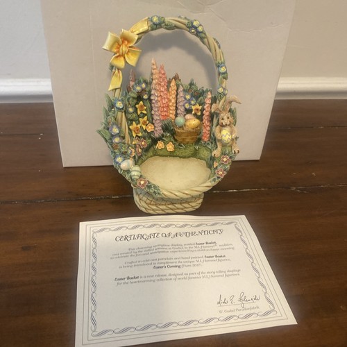 GOEBEL Hummelscape ***EASTER BASKET ***#1059-D****2000 New In Box
