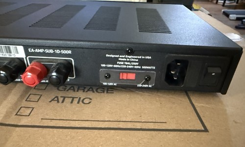 Episode Digital Subwoofer Amplifier Model: EA-AMP-SUB-1D-500R For Parts/Repair - Picture 4 of 6