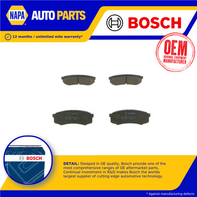 Brake Pads Set Rear 0986424313 Bosch 4605A389 4605A458 AY060TY006 V9118B011 New