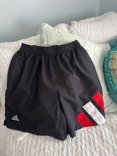 Vintage Adidas Shorts Mens Black M 3-Stripes Athletic Soccer 90s