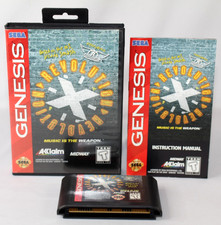 Revolution X Sega Genesis Complete CIB! Very Good Condition! NICE!