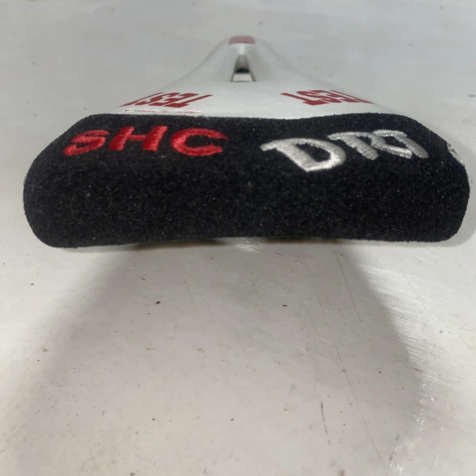 Sillín de carretera COBB SHC DRT TEST rieles de titanio recorte blanco y negro MTB 214 gramos Foto 4 de 4