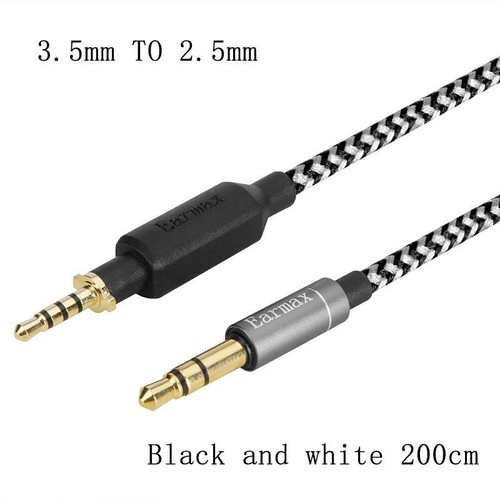 High Purity OFC Nylon Cable For JBL J55 J55A J88 J88A Headphone 3.5mm to 2.5mm - Picture 11 of 14