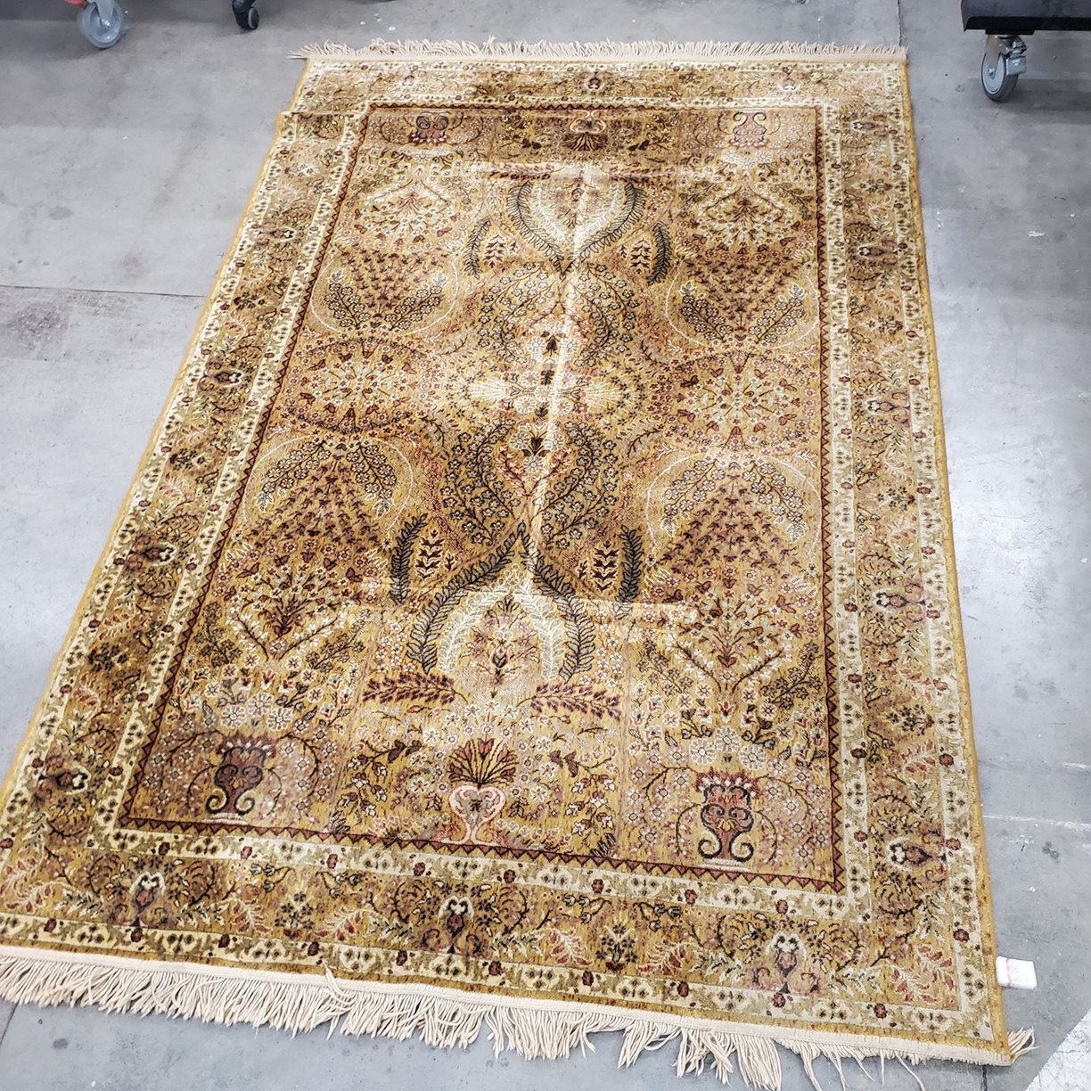57x90" Yellow Rug eBay