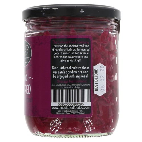 Cultured Food Company | Raw Ruby Red Sauerkraut | 1 x 400g - Picture 3 of 3