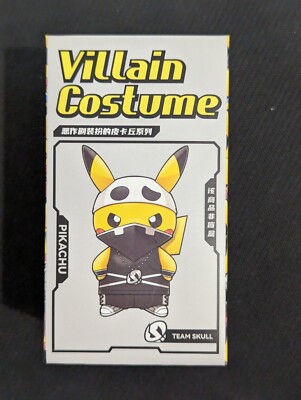 Pokemon Pikachu Villain Costume Figurines Toys Collectable Figures