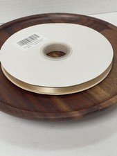 3/8" x 100 Yds Single Face Single Side Satin Polyester Ribbon Weddings Or Crafts