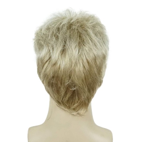Mens Natural Short Straight Wigs Real Male Full Hair Wig Party Cosplay Toupee - Picture 9 of 69
