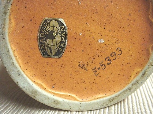 PERFEKTE Vintage INARCO Japan STEINZEUG KNOSPENVASE - E5393 - Bild 4 von 5