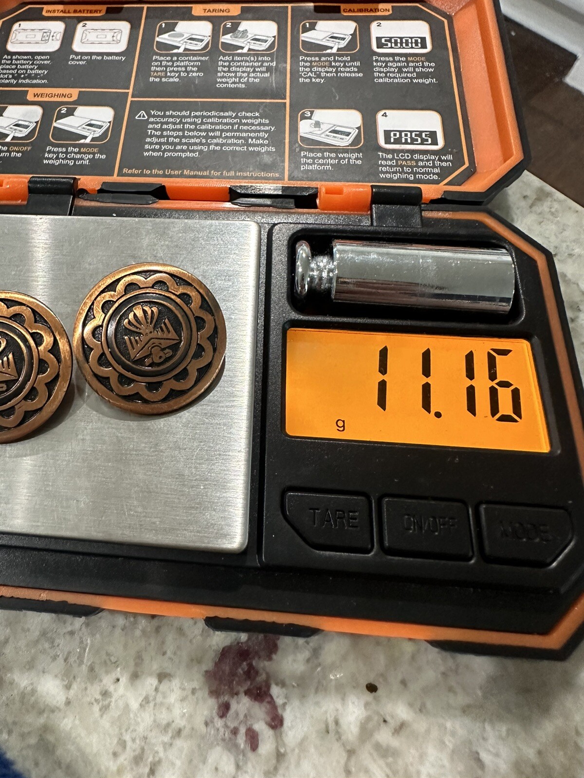 Vtg Copper Native American Eagle Thunderbird Clip… - image 6