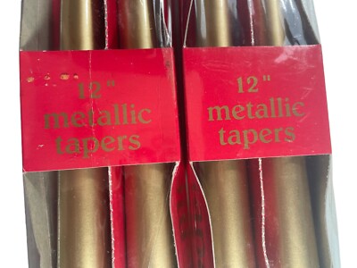 Vintage Woolworth Gold Metallic 12