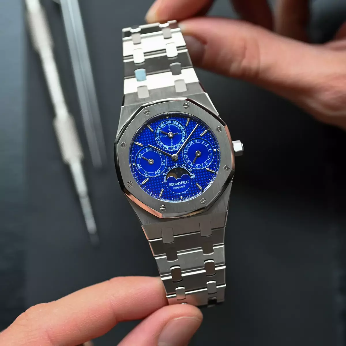 Audemars Piguet Royal Oak Perpetual Calendar Yves Klein Quantième 25820ST