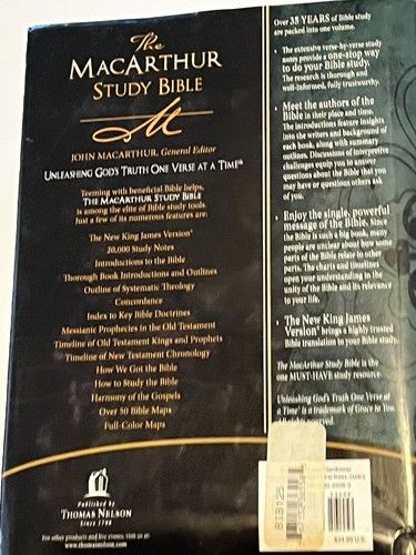 The MacArthur Study Bible Publisher Thomas Nelson NKJV Revised & Updated Edition - Picture 7 of 12