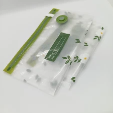 Vacuum Food Persistent Preservation Bags Sealer w/o Pump Clips Refrigerator Stor