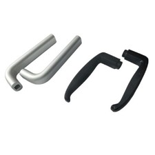 DOPPIA MANIGLIA PER PORTE METALLICHE O IN FERRO PER ESTERNI SENZA PERNO