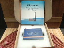 Cheecent Wireless Print Server for USB Printer (NOT Plug&Play), 2 Port USB Print