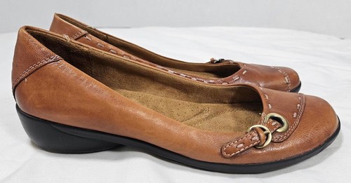 Naturalizer Damen braun Leder Neman Loafer Slipper flache Schuhe Größe 7,5 - Bild 5 von 8
