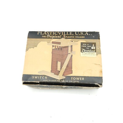 Bachmann Plasticville Switch Tower SW-2 0 scale in Original Box 1950's. Preowned