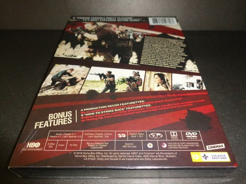 STRIKE BACK-FINAL SEASON 4-American & Brit right global wrongs-3 Disc Set-DVD - Picture 2 of 12