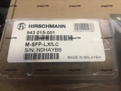 2PCS HIRSCHMANN 943 015-001 M-SFP-LX/LC SFP （1 with box, 1 without box,）