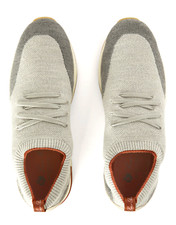 Loro Piana 360 Flexy Walk Leather-Trimmed Wish® Wool Sneakers Shoes 44
