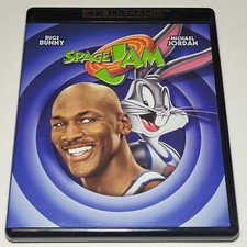 Space Jam (4K Blu-ray 1996) Michael Jordan Bugs Bunny Free 1-Day Shipping